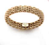 Tiffany & Co. 18k Yellow Gold Somerset Mesh Ring Size 6.5 - simonbjewels.co