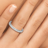 1.75 Carat Round Diamond Eternity Wedding Band Anniversary Ring 14k White Gold - simonbjewels.co