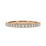 0.65 carat Round Diamond Eternity Wedding Band Anniversary ring  set in 14k Gold - simonbjewels.co