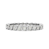 1.00 Carat Round Diamond Eternity Wedding Band Anniversary Ring 14k Gold