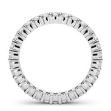 1.75 Carat Round Diamond Eternity Wedding Band Anniversary Ring 14k White Gold - simonbjewels.co