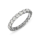 2.20 Ctw Round Diamond Eternity Wedding Band Anniversary Ring set in 14k Gold - simonbjewels.co