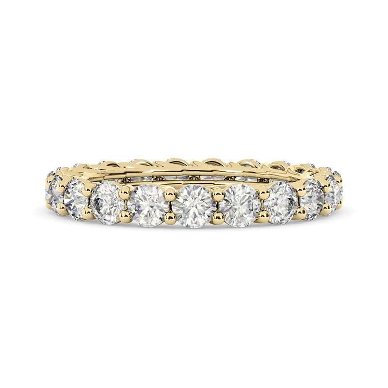 2.20 Ctw Round Diamond Eternity Wedding Band Anniversary Ring set in 14k Gold - simonbjewels.co