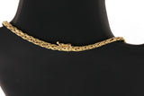 Tiffany & Co. 18k Yellow Gold Woven Braided Choker Necklace 16'' - simonbjewels.co