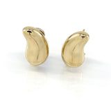 Tiffany & Co. Elsa Peretti 18k Yellow Gold Bean Clip On Earrings - simonbjewels.co