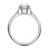 1CT. GIA Certified Solitaire Round Diamond Engagement Ring in 14K White Gold - simonbjewels.co