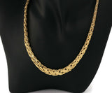 Tiffany & Co. 18k Yellow Gold Woven Braided Choker Necklace 16'' - simonbjewels.co