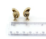 Tiffany & Co. Elsa Peretti 18k Yellow Gold Bean Clip On Earrings - simonbjewels.co