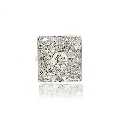 Art Deco European Cut 5.20 CT. Diamond Ring Vintage Antique designer Solitaire - simonbjewels.co