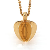 CARTIER Apple Heart Pendant Necklace 18k Yellow Gold - Vintage Circa - simonbjewels.co